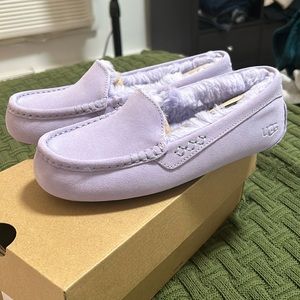 Purple size 6 ugg slippers